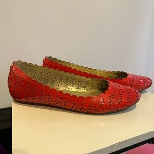 Authentic Coach Cut-Out Flats